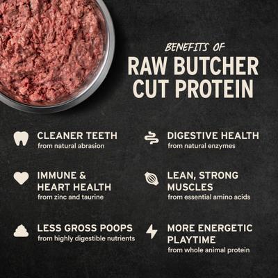 Show full view: Vital Essentials Frozen Raw Patty Grain-Free Beef Entree Dog Food, 6-lb bag slide 5 of 10