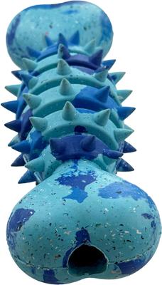 Show full view: Arlee Home & Pet Max Fusion Made with Nike Grind Spike Bone Dog Chew Toy, Tie Dye Purple/Blue, Small slide 3 of 10