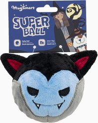 HugSmart Halloween Squeaky Spiky Ball Plush Vampire Dog Toy, Medium slide 2 of 6