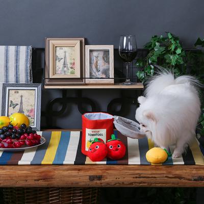 Show full view: HugSmart Pet Food Party Tomato Can Dog Toy slide 5 of 7