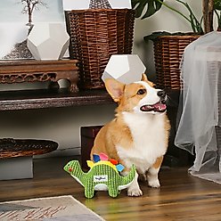 HugSmart Pet Dinosaur Land Stego L Dog Toy slide 2 of 9