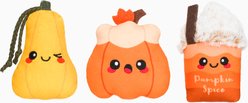 HugSmart Autumn Tailz Pumpkin Play Dog Toy