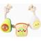 Show in main carousel: HugSmart Pet Avocado Collection Toast & Egg Dog Toy slide 1 of 8