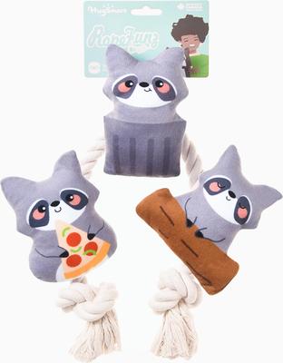 Show full view: HugSmart Pet Raccoon Buddies Raccoon Rope Dog Toy slide 4 of 7