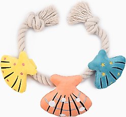 HugSmart Pet Pirate Pups Shell Necklace Dog Toy