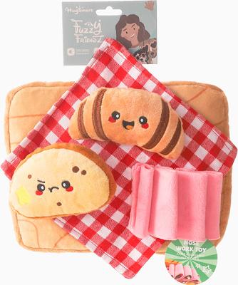 Show full view: HugSmart Pet Picnic Time Charcuterie Board Dog Toy slide 5 of 9