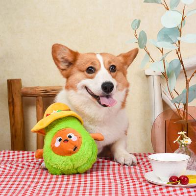 Show full view: HugSmart Pet Picnic Time Picnic Avocado Dog Toy slide 5 of 9