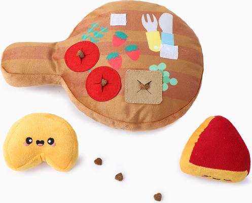 Show full view: HugSmart Pet Picnic Time Cheese Board Dog Toy slide 2 of 6