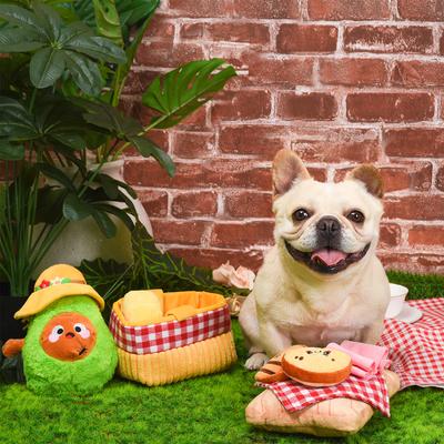 Show full view: HugSmart Pet Picnic Time Charcuterie Board Dog Toy slide 8 of 9