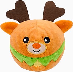 HugSmart Pet Happy Woofmas Reindeer Dog Toy