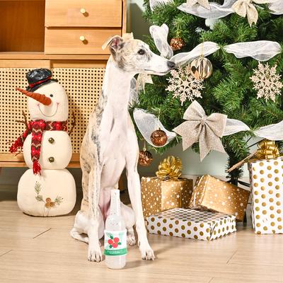 Show full view: HugSmart Pet Christmas Happy Woofmas Peppermint Schnappers Dog Toy slide 2 of 2