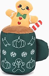 HugSmart Pet Happy Woofmas Gingerbread Latte Dog Toy