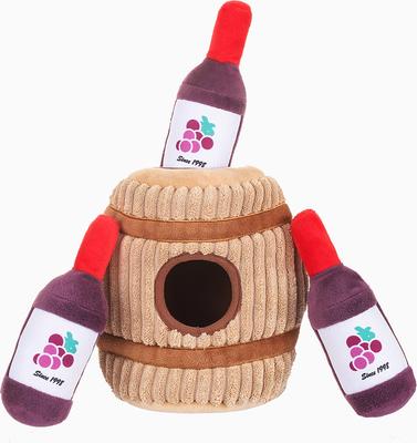 Show full view: HugSmart Pet Food Party Wine Barrel Dog Toy slide 5 of 9
