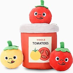 HugSmart Pet Food Party Tomato Can Dog Toy