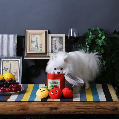 Show full view: HugSmart Pet Food Party Tomato Can Dog Toy slide 6 of 7