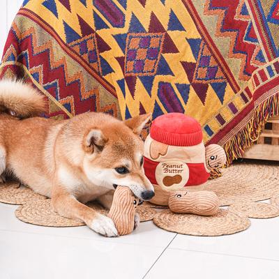 Show full view: HugSmart Pet Food Party Peanut Jar Dog Toy slide 9 of 10