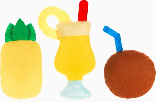 Show full view: HugSmart Pet Food Party Pina Colada Dog Toy slide 2 of 6