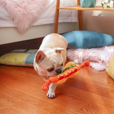 Show full view: HugSmart Pet Food Party Hot Dog Dog Toy slide 4 of 5