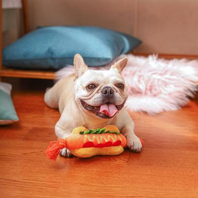 Show full view: HugSmart Pet Food Party Hot Dog Dog Toy slide 3 of 5