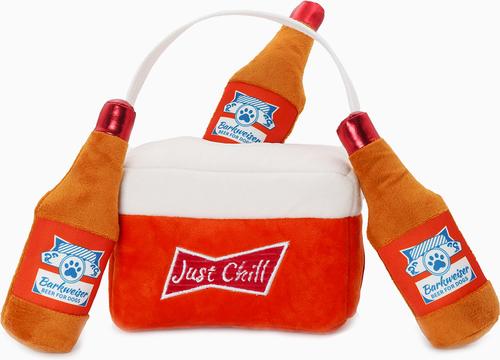Show full view: HugSmart Pet Food Party Beer Cooler Dog Toy slide 6 of 6