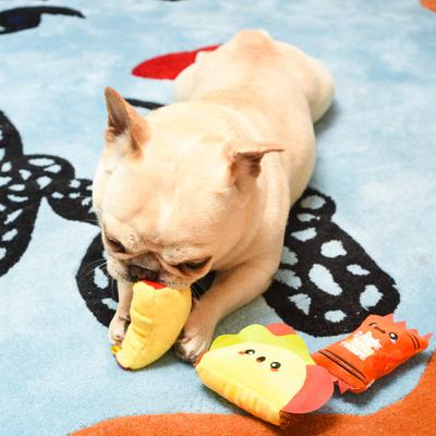 Show full view: HugSmart Pet Fiesta Chewsday Taco Rupper Dog Toy slide 5 of 5