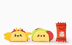 HugSmart Pet Fiesta Chewsday Taco Rupper Dog Toy