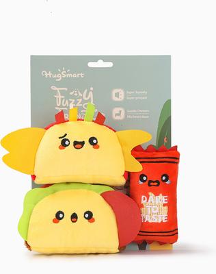 Show full view: HugSmart Pet Fiesta Chewsday Taco Rupper Dog Toy slide 3 of 5