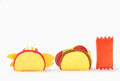 Show full view: HugSmart Pet Fiesta Chewsday Taco Rupper Dog Toy slide 2 of 5