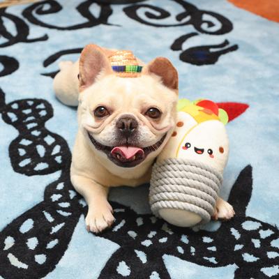 Show full view: HugSmart Pet Fiesta Chewsday Burrito Dog Toy slide 6 of 7