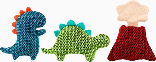 Show full view: HugSmart Pet Dinosaur Land Dino Buds Dog Toy slide 3 of 8