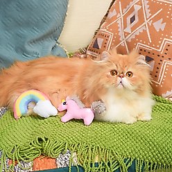 HugSmart Pet Crazy Catcher Unicorn& Rainbow Cat Toy slide 2 of 9
