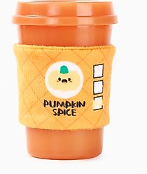 HugSmart Pet Coffee Hour Pumpkin Spice Latte Dog Toy