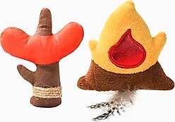 HugSmart Pet Camping Claws -Campfire Sausage Cat Toy