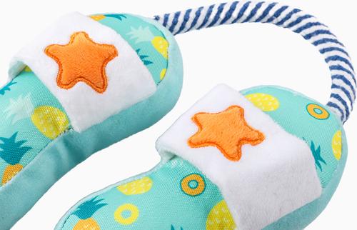 Show full view: HugSmart Pet Beach Daze Slipper Dog Toy slide 3 of 6