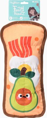 Show full view: HugSmart Pet Avocado Collection Avocado Toast Dog Toy slide 4 of 10
