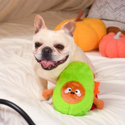 Show full view: HugSmart Pet Autumn Tailz Turkey Avocado Dog Toy slide 7 of 10