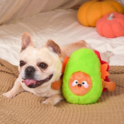 Show full view: HugSmart Pet Autumn Tailz Turkey Avocado Dog Toy slide 9 of 10