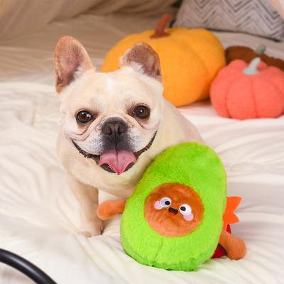Show full view: HugSmart Pet Autumn Tailz Turkey Avocado Dog Toy slide 6 of 10