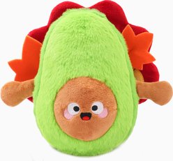 HugSmart Pet Autumn Tailz Turkey Avocado Dog Toy