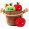 Show in main carousel: HugSmart Pet Autumn Tailz Apple Basket Dog Toy slide 1 of 9