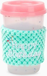 HugSmart Pet Yappy Birthday Pink Birthday Coffee Dog Toy