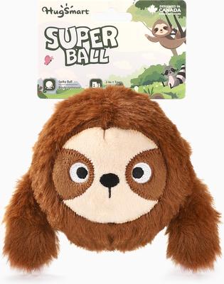 Show full view: HugSmart Pet Zoo Ball Sloth Dog Toy slide 3 of 3