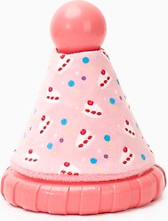 HugSmart Pet Yappy Birthday Pink Party Hat Dog Toy