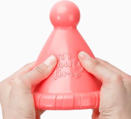 Show full view: HugSmart Pet Yappy Birthday Pink Party Hat Dog Toy slide 3 of 7