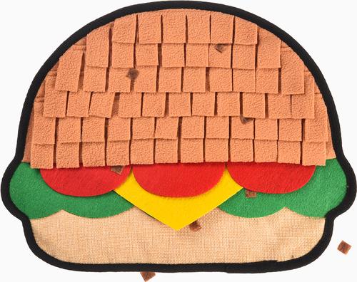Show full view: HugSmart Pet Whisker Mat Hamburger Cat Toy slide 2 of 4