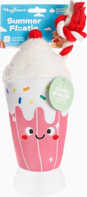 Show full view: HugSmart Pet Summer Floatie Strawberry Smoothie Dog Toy slide 3 of 3