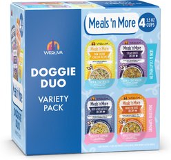 Weruva Meals 'n More Doggie Duo Variety Pack Grain-Free Wet Dog Food, 3.5-oz cup, case of 4