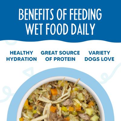 Show full view: Weruva Meals 'n More Doggie Duo Variety Pack Grain-Free Wet Dog Food, 3.5-oz cup, case of 4 slide 4 of 11