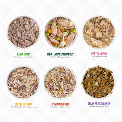 Show full view: Weruva TruLuxe TruSurf Variety Pack Grain-Free Canned Cat Food, 3-oz can, case of 6 slide 6 of 12