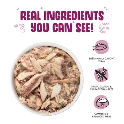 Show full view: Weruva Mideast Feast Grilled Tilapia in Gravy Grain-Free Wet Cat Food, 3-oz can, case of 4 slide 6 of 11